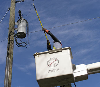 Pittsburgh Electrician, Bucket Truck